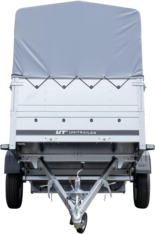 AnhängerNest Garden Trailer 230 Kipp 750 kg – mit Stützrad und 110 cm Hochplane