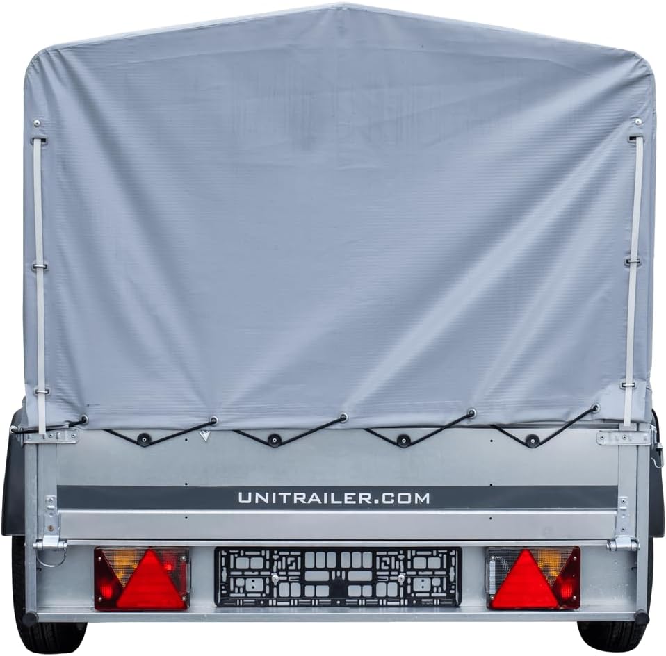 AnhängerNest Garden Trailer 230 Kipp 750 kg – mit Stützrad, Hochplane und Hochspriegel
