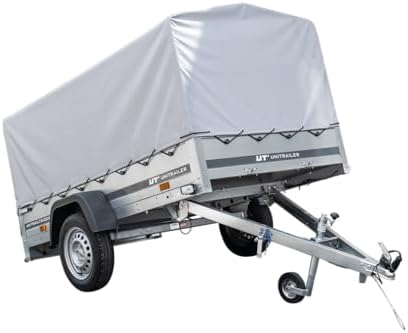 AnhängerNest Garden Trailer 230 Kipp 750 kg – mit Stützrad, Hochplane und Hochspriegel