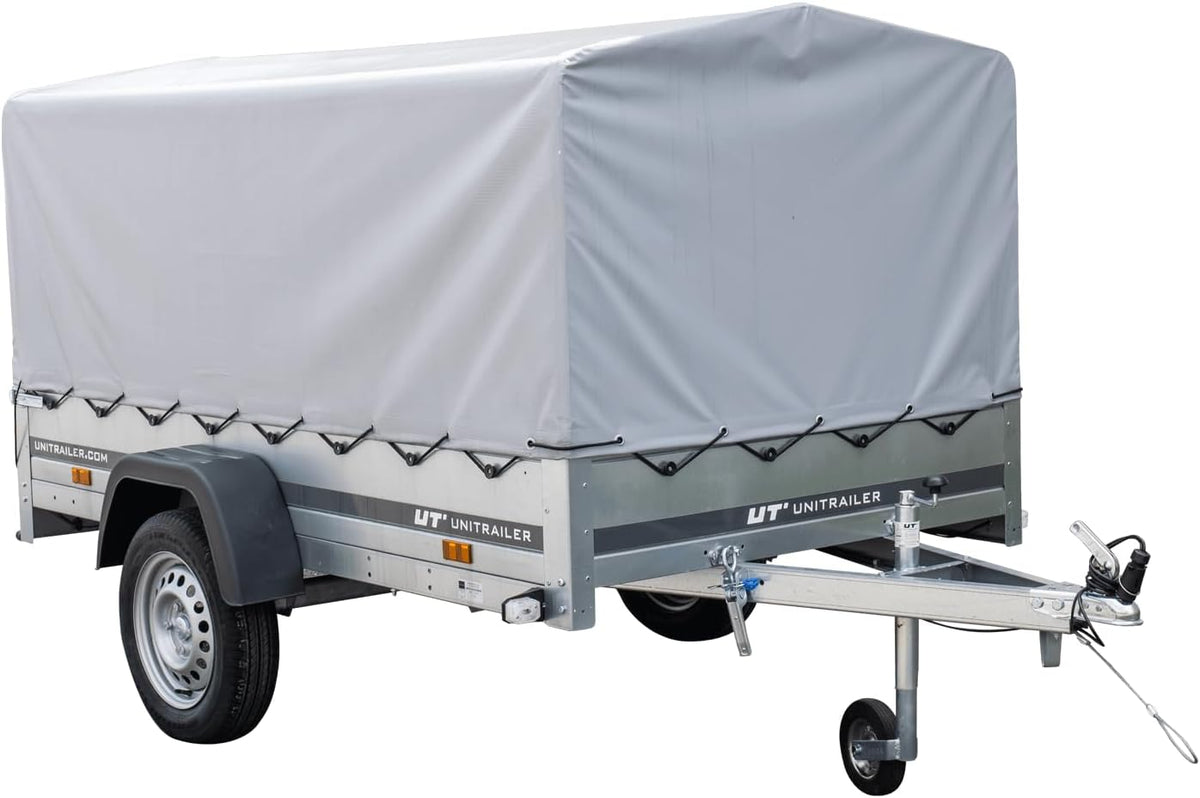 AnhängerNest Garden Trailer 230 Kipp 750 kg – mit Stützrad, Hochplane und Hochspriegel